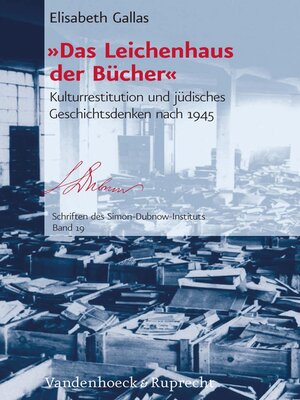cover image of »Das Leichenhaus der Bücher«